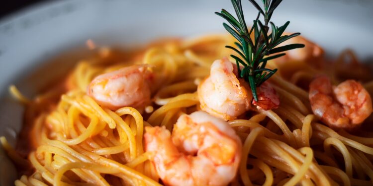 Lemon Butter Shrimp Pasta